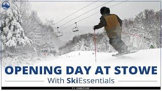 Opening Day at Stowe Mountain Resort with SkiEssentials.com - Skiing on Bent 100 and Prodigy 1