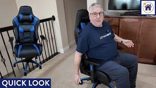 Quick Look: Emerge Vartan Gaming Chair Unboxing & Install, simple assembly, comfortable, adjustable