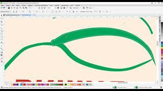 CorelDraw. Преобразование абриса в кривую