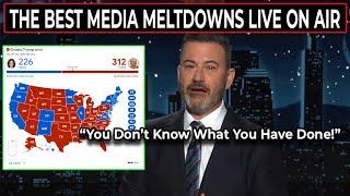 Election Night Mega Media Meltdown Compilation Of Donald Trump Winning