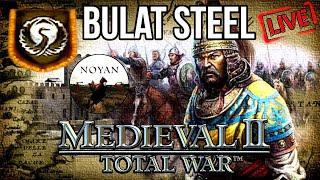 Wjeżdżamy w Ruskich jak w masło! (Kumanowie) | BULAT STEEL - Medieval 2 Total War Stream#2