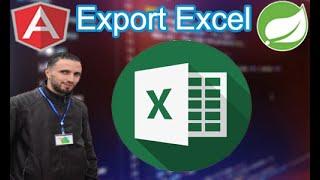 Angular + Spring Boot Export Excel Example | Generate Excel from database using Apache POI