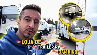 Loja de trailer RV camping #trailer #camping #motorhome #canada #usa #travel #summer #acampar