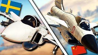 J-10A VS Jas39C Gripen Dogfight｜Are They The Same?