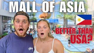 FIRST TIME IN A FILIPINO MALL  (MIND BLOWN At Mall Of Asia in Manila, Philippines)