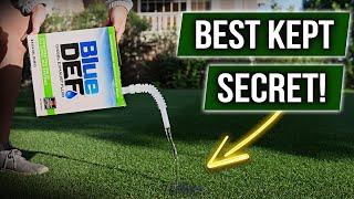 Use DIESEL EXHAUST FLUID on your LAWN as a FERTILIZER!!