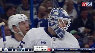 Ilya Samsonov robs Nikita Kucherov in OT of game 3 (2023)