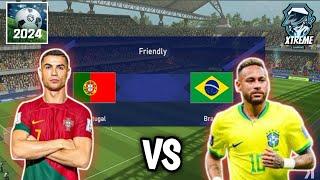 RONALDO vs NEYMAR |PORTUGAL vs BRAZIL GAMEPLAY|FOOTBALL LEAGUE 2024 Gameplay |FL24 Update|XTREME