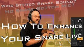 How To Enhance Your Snare - Live Sound Tips - Make DIY Digital Trigger with a Oscillator