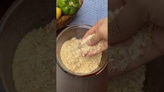 Don't throw away leftover bread, make this amazing recipe with leftover bread #breadcrumbs #shorts