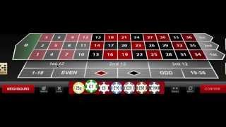 Rows and Columns - Roulette Helper showing how to bet.