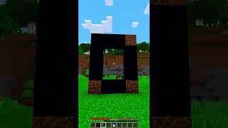 Minecraft Nether in Overworld #minecraft #shorts