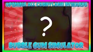 OPENING THE OLD/NEW REWARDS IN CANDYLAND ON BUBBLEGUM SIMULATOR! I WAS SHOCKED WHEN I DID IT!