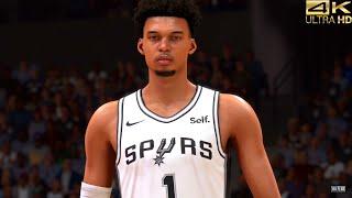 NBA 2K24 (PS5) Denver Nuggets vs. San Antonio Spurs [4K ULTRA HD | GODLIKE QUALITY]