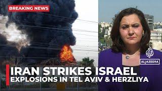Iran strikes Tel Aviv and Herzliya in broad daylight after a senior Iranian general was killed
