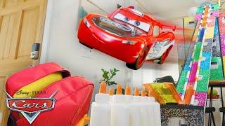 Lightning McQueen’s Back to School Stunt Jump Showdown! | Pixar Cars