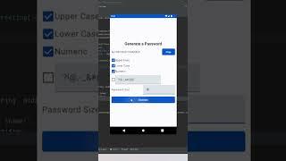 Simple Password Generator Using Jetpack Compose