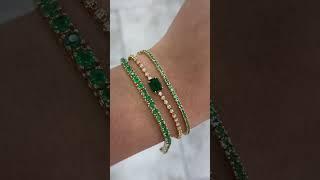 Top Trending: Princess Round Cut Natural Emerald Bracelets & Rings for Every Occasion Gift Ideas