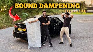 SOUND DAMPENING SHEETS Installed In CIVIC 11TH GEN  NO ROAD NOISE 