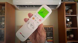 Mirage XLife Mini Split AC Unit Celsius to Fahrenheit Instructions