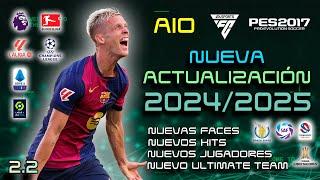 Actualiza tu Pes 2017 a FC24 AL MÁXIMO / Nueva Versión 2025 / TUTORIAL / Pes 2017 to FC24 2.2