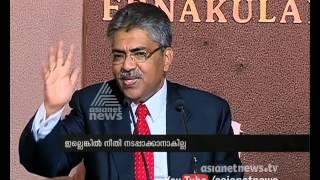 Justice B. Kemal Pasha speaks about Justice and verdict