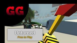 Unturned Military Base, Rick Grimes (Funny Moments)