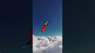 Riding the Clouds #snowboarding