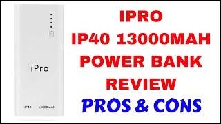 Ipro IP40 13000mah Power Bank Review with Pros and Cons. 13000mah REALLY???