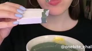 ASMR MUKBANG #ASMR #Chalk  BELGOROD PASTA KEMBRISKOI ONEBITE CHALK