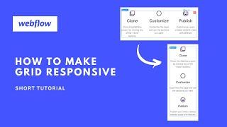 How to make Grid Responsive in Webflow