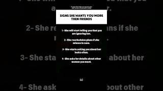 She wants you more than a friend 