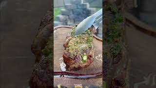 Steaks on a Rock Recipe | Over The Fire Cooking by Derek Wolf