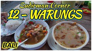 ️12 Warungs in One Place! The 1 Stop Food Fest, Pojok Sudirman, Denpasar