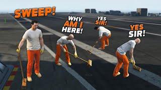 Making People Do Community Service With Me!! (FIVEM GTA RP TROLLING)