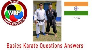 Basic Karate Questions and Answers