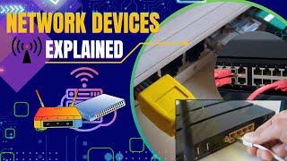 Network devices in Computer Networking | ICT Guide | Router, Switch, Modem, etc. (Clear Explanation)