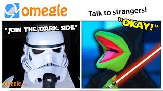 Kermit the Frog Joins the Dark Side on Omegle! (Dark Kermit)