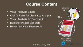 Introduction to Visual Log Analysis Course by Ross Crain on Petrolessons