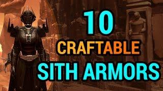 15 Sith Armors You Can Craft in SWTOR