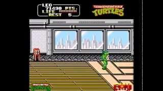 Teenage Mutant Ninja Turtles 2 NES Прохождение