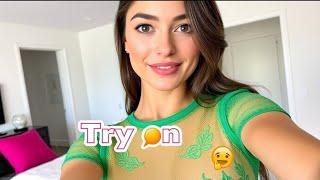 [4K] 2025 Transparent Try-On Haul | See-Through Fashion Must-Haves