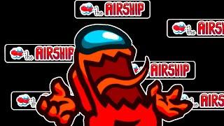 Among Us Hide N Seek (Airship Map) - Hider Gameplay - Seeker Gameplay - No commentary