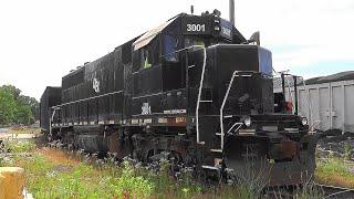 LTEX EMD GP40-2 Locomotive Working the Millville Quarry Site