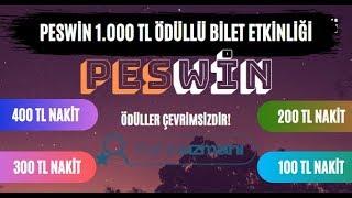 Peswin | 1000 TL Nakit Ödül Çekilişi - Bahis Uzmanı