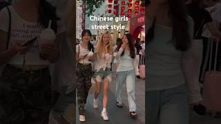 Chinese girls street fashion #chinesegirl #girl #viralvideo