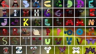 New Rainbow Friends But Nightmare Alphabet Lore NEW PHASES  Friday Night Funkin' (Roblox New Mod)