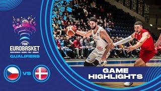 Czech Republic v Denmark - Highlights - FIBA EuroBasket 2022 - Qualifiers