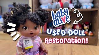 Used Baby Alive Doll Restoration! 