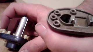 EASIEST WAY to remove master lock trigger lock using only a screw driver  SAVE YOUR MONEY